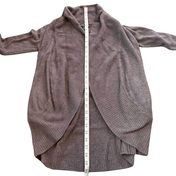 Barefoot Dreams Women's CozyChic Lite Circle Open Front Cardigan Gray Size XS/S - Picture 6 of 8